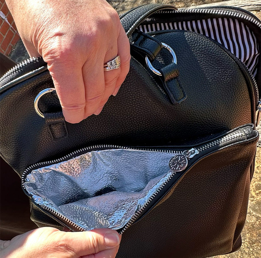 Madeleine Laptop Backpack + Removable Cooler Bag