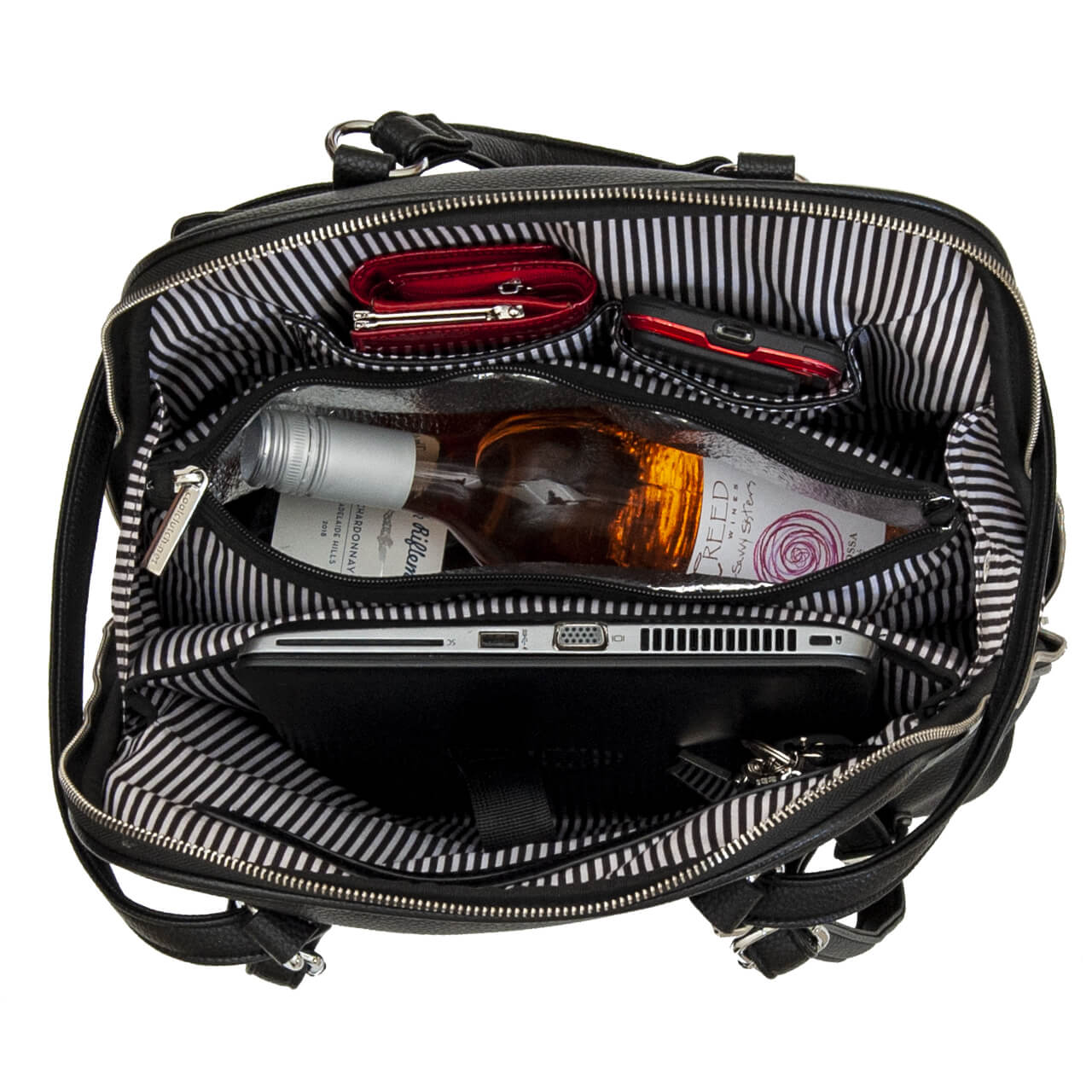 Madeleine Cool Clutch Cooler Bag Laptop Backpack - Cool Clutch cooler bag handbag insulated wine lunch handbags