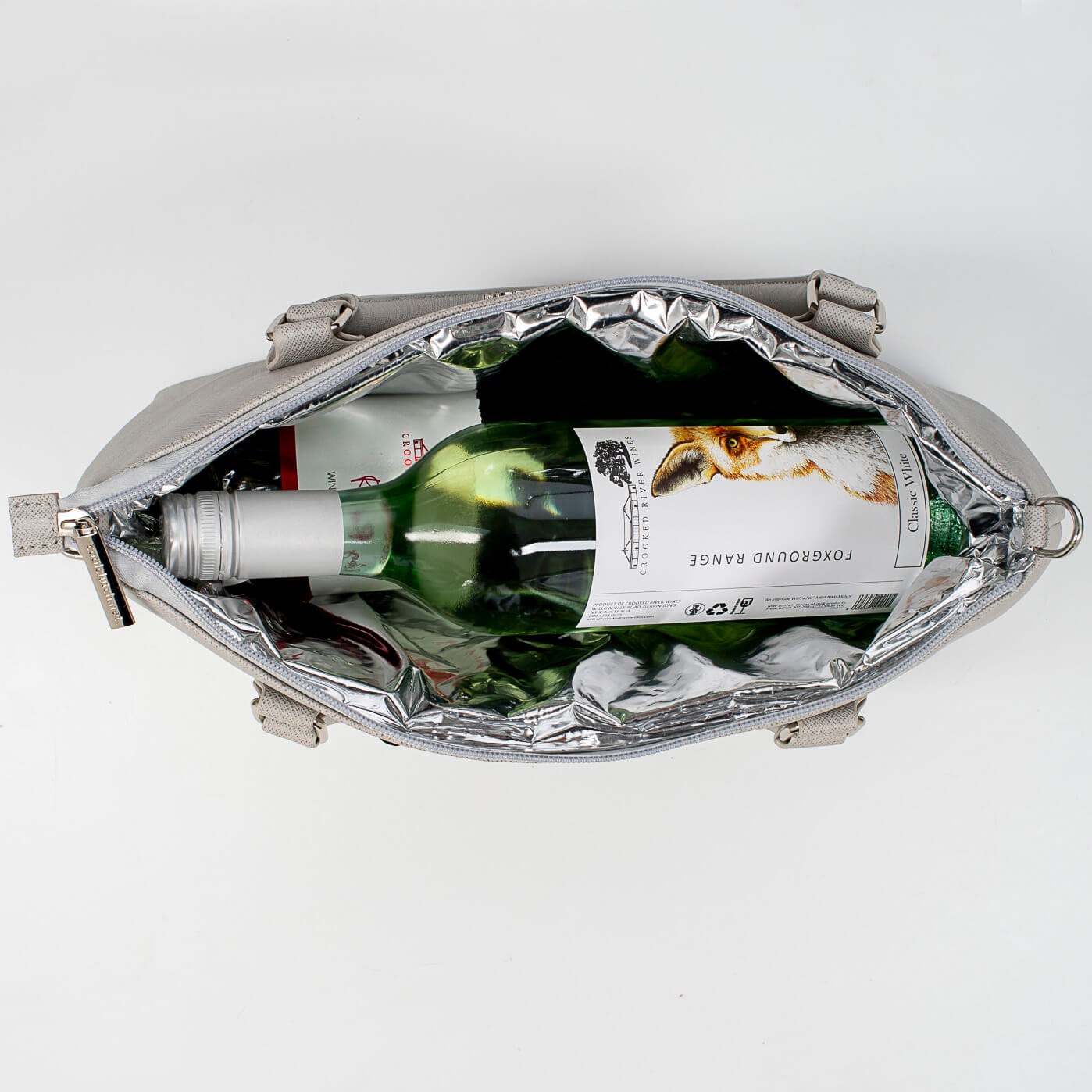 Dorrie Cool Clutch (Grey) Cooler bags - Cool Clutch cooler bag handbag insulated wine lunch handbags