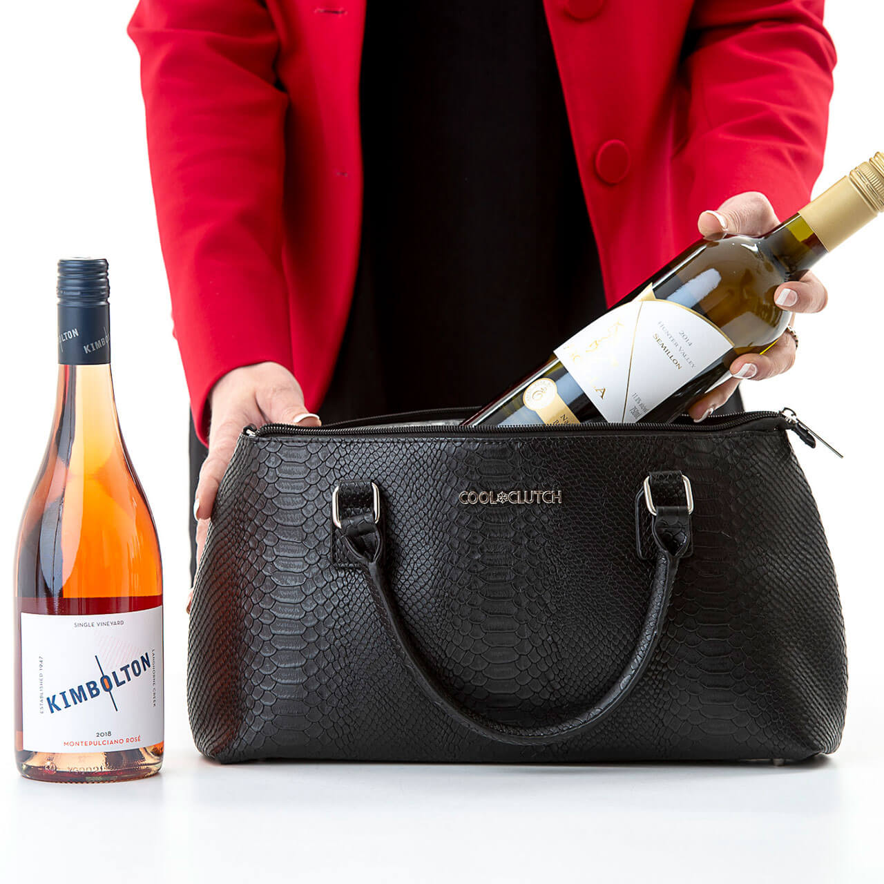 Kate Cool Clutch (Black) Cooler bags - Cool Clutch cooler bag handbag insulated wine lunch handbags