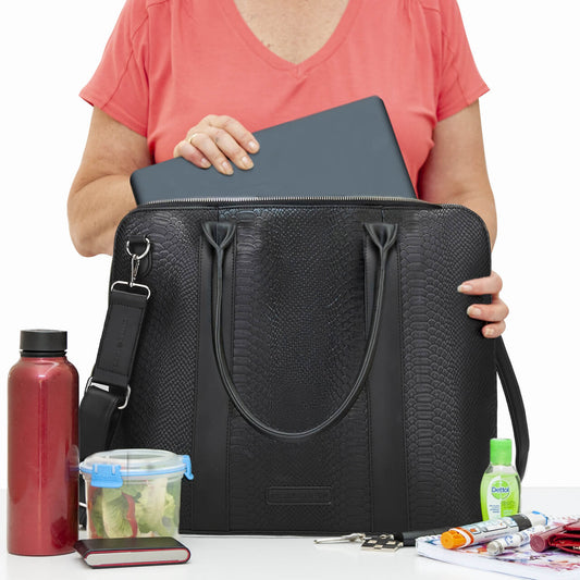 Melissa Laptop Handbag + Removable Cooler Bag