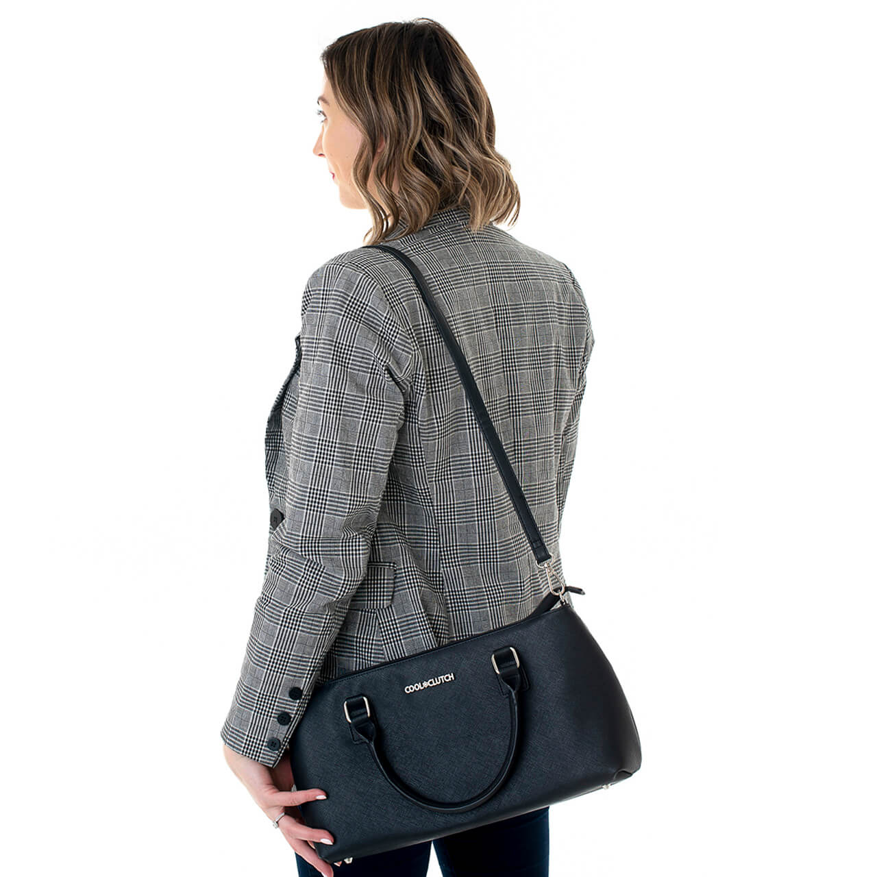 Amy Cool Clutch (Black) Cooler bags - Cool Clutch cooler bag handbag insulated wine lunch handbags