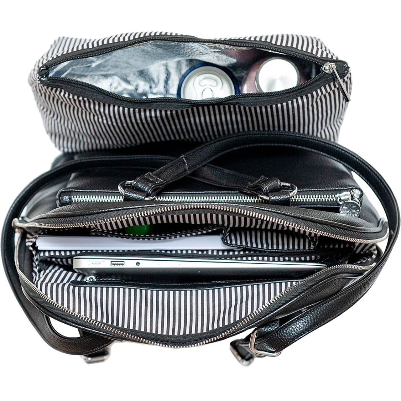 Madeleine Cool Clutch Cooler Bag Laptop Backpack - Cool Clutch cooler bag handbag insulated wine lunch handbags